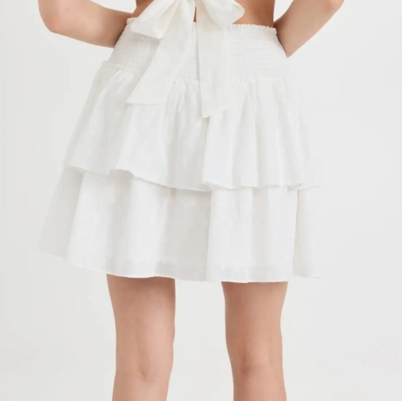 MINKPINK - Whitewash Miniskirt & Crop Top, 2 pices, XS - Picture 4 of 16